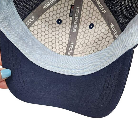 New Era Scottsdale PGA Blue Camouflage Golf Hat Double Mesh Hook‎ Loop Strap - Picture 7 of 11